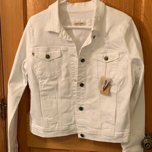 Sneak Peek White Jean Jacket